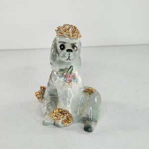 Vintage Josef Originals Poodle Cherie Figurine Dog Grey California